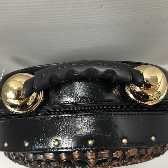 BLACK Real Working Clock Handbag NEW - Picture 7 of 12